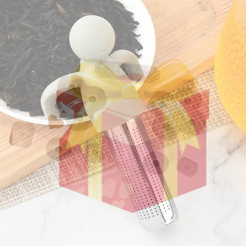【HG】Stainless Steel Creative Human-shaped Tea Infuser Kitchen Home Use Reusable Tea Set Accessories