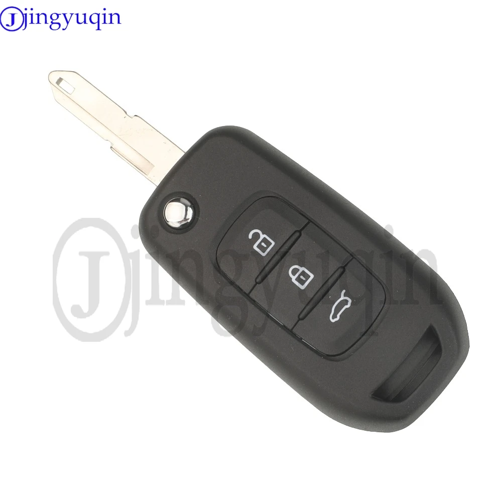 jingyuqin 2/3 ButtonsFor Renault Megan Modus Clio Modus Kangoo Logan Sandero Duster Opel Almera Modified Remote Car Key Shell