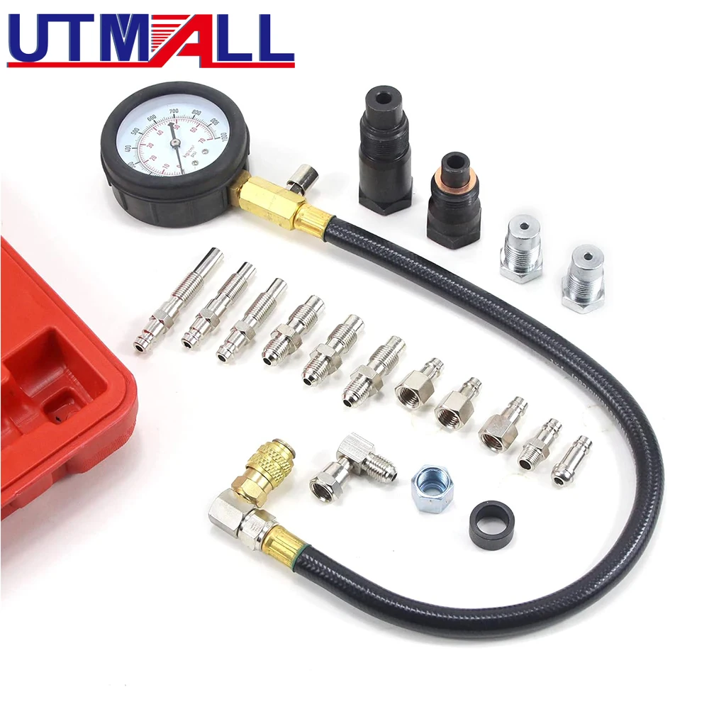 Diesel Cylinder Pressure Guage Engine Compression Tester TU-15A Kit 0~1000psi