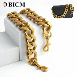 1PC Aluminum Bag Chain Strap Bag Replacement Thick Chains Purse Shoulder Handbag Detachable Straps For Bag Parts Accessories