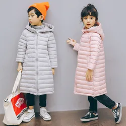 Girls Kids Down Coat Jacket Overcoat Cotton 2022 Princess Plus Thicken Winter Sports  Teenager Children's Clothing