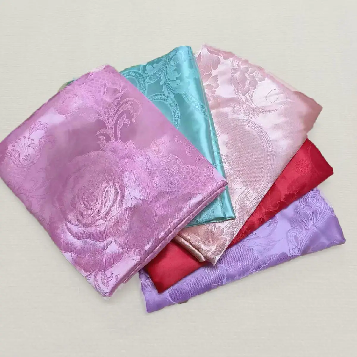 

No Pillow Cover Glossy floral print summer satin silk sheet Ice cool bedspread home bedding