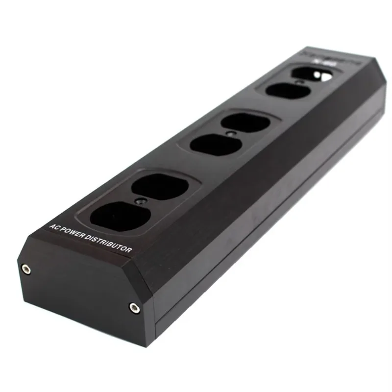 Aluminum Alloy Shell  X-40 X-60 US Standard DIY Filter Chassis AC Power Distributor 100-220V 6-Outlet 15A Patch Board