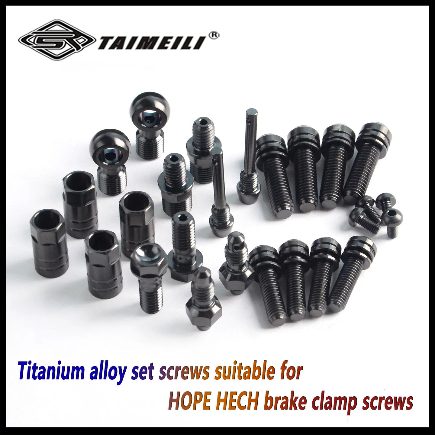 

Винты из титанового сплава TAIMEILI, подходящие для винтов тормозных зажимов Hope HECH /26 шт.