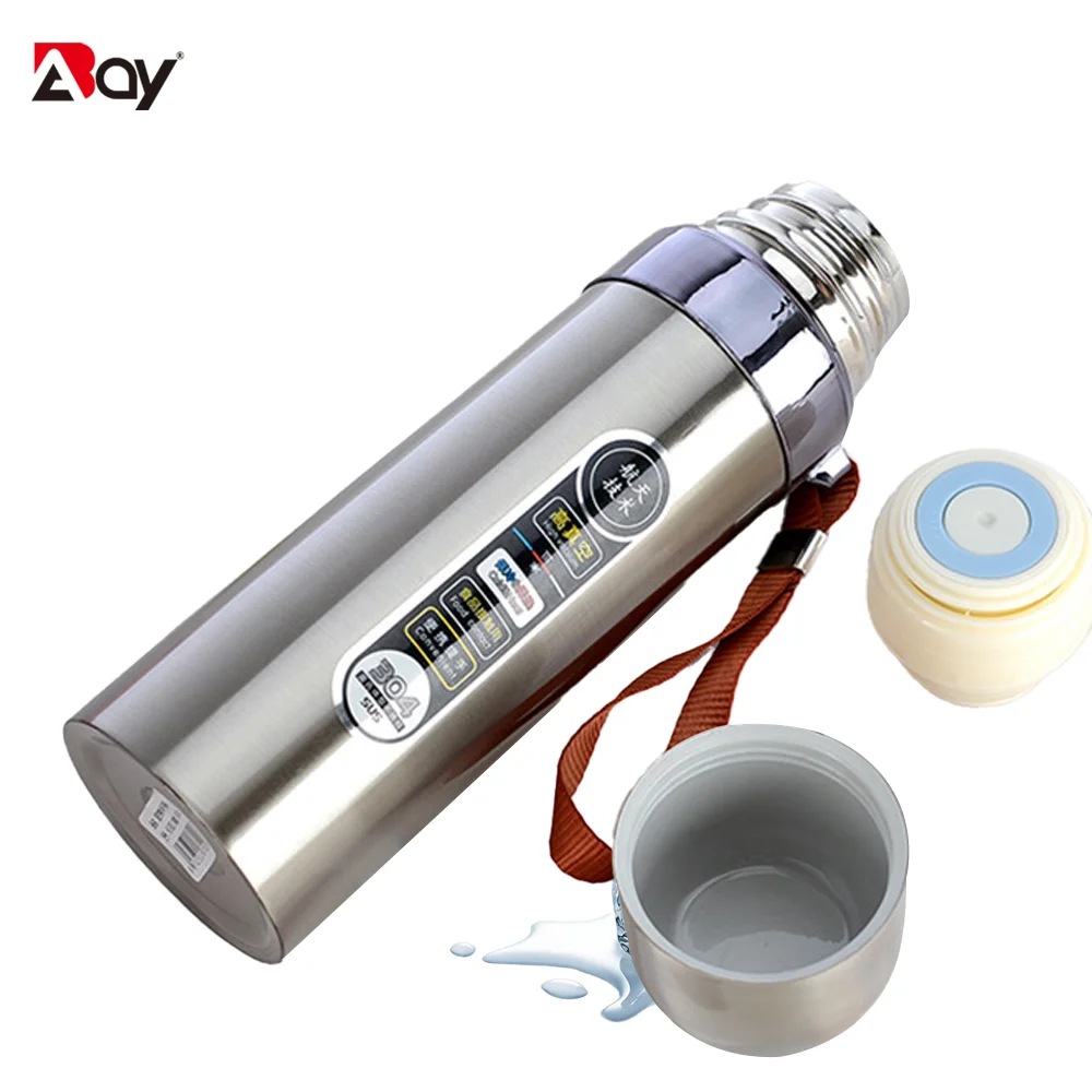 Thermos Bottle Water With Cups Cup Thermal Vacuum Hot Coffee Mug Stainless Steel Double Wall Tumbler Outdoor Travle Drinkware