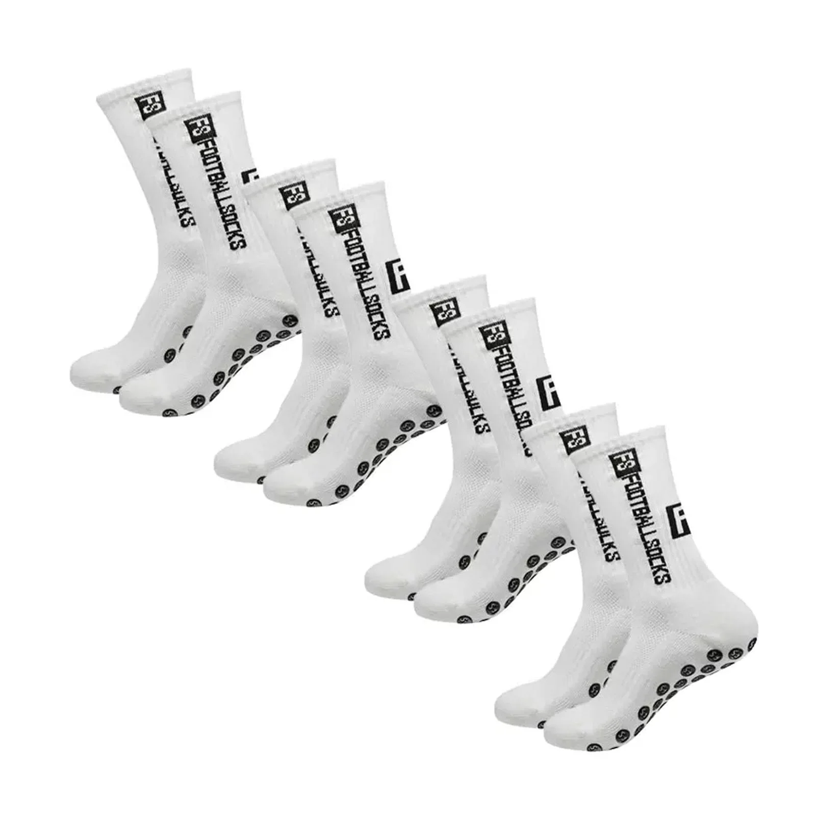 

6Pairs Non Slip Grip Socks for Men Women Football Basketball Baseball Rugby Soccer Cycling Running Hiking Tennis Skateboard