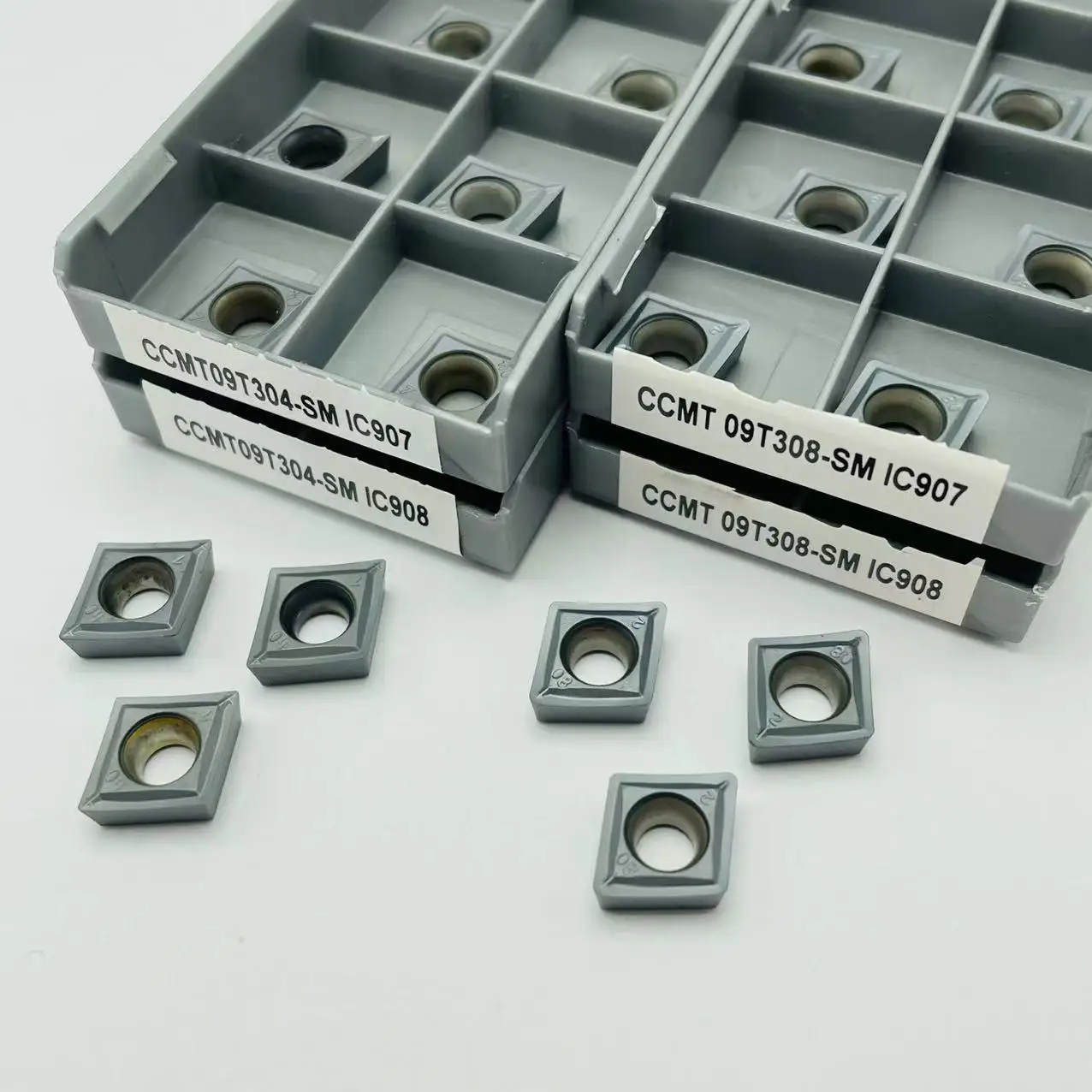 

Carbide Insert CCMT09T304 CCMT09T308 SM IC907 IC908 32.51 Internal Turning Tool CNC Lathe Parts Tool Tokarnyy CCMT09T304