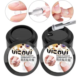 5ml Solid Gel Nail Glue for Press On Nails Acrylic Fake Nails Tips Easy Stick Clear Soft Gel Nail Art DIY Home UV Light Cured #Y