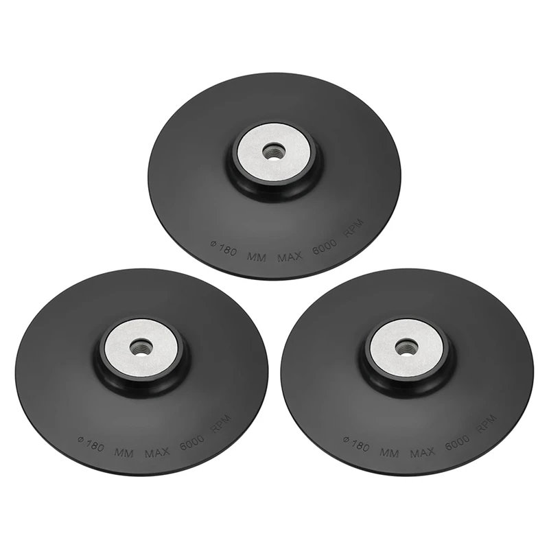 

3Pcs Plastic Angle Grinder Backing Pad Compatible With M14 Internal Thread Disc Sander Angle Grinder Diameter Promotion