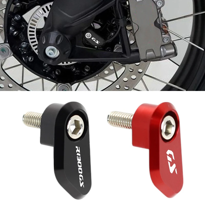 Für BMW R1300GS R1300GS R 1300GS ADVENTURE ADV 2024 2025 Motorrad Aluminium Vorderrad ABS Sensor Schutz Schutz Abdeckung