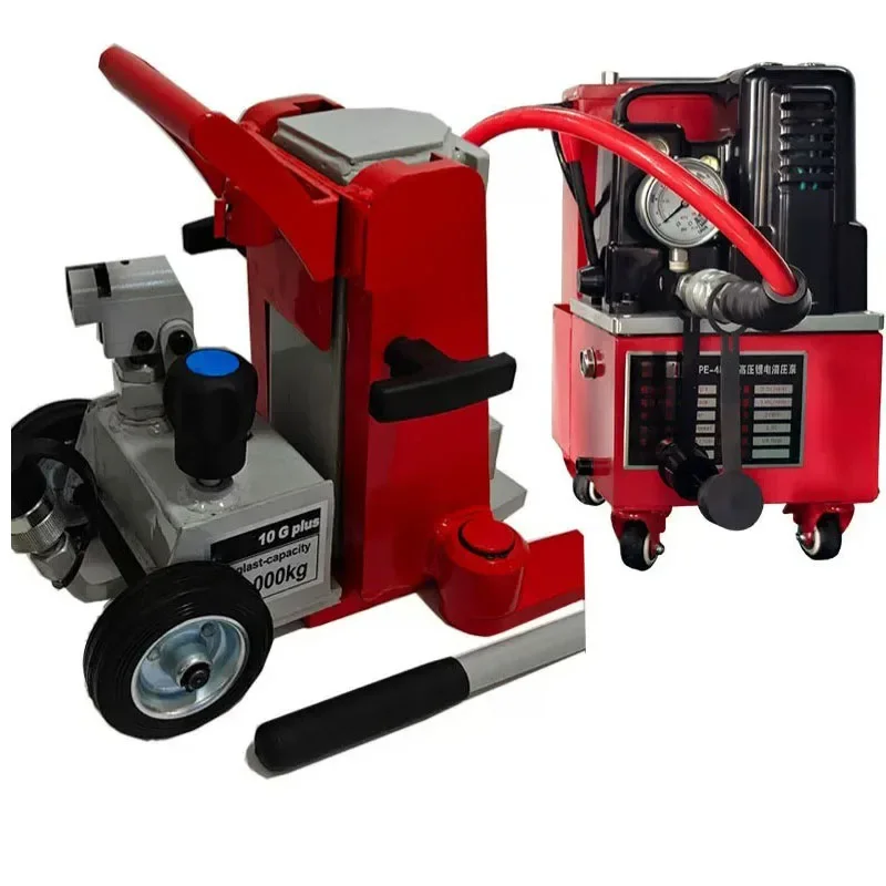 Integrated Track Lifting Jack with Lithium Battery Hydraulic Pump Manual & Electric Dual-use Rail Lifting Machine