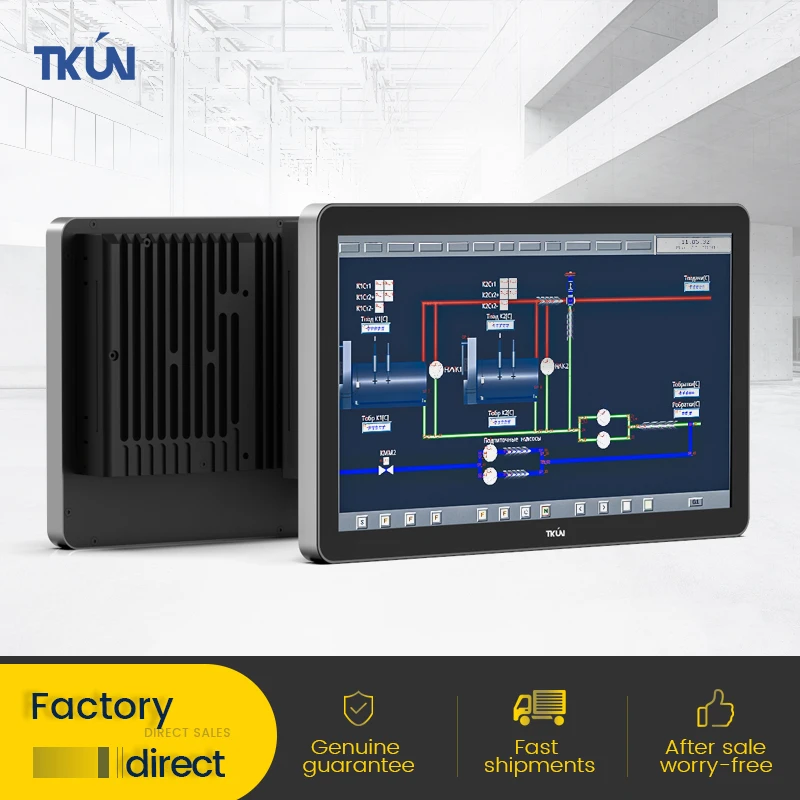 Tkun 13.3นิ้วการติดตั้งระบบสัมผัสสำหรับแท็บเล็ต PC อุตสาหกรรมแบบฝังตัวเครื่อง P133CC หน้าจอสัมผัสแบบครบวงจร