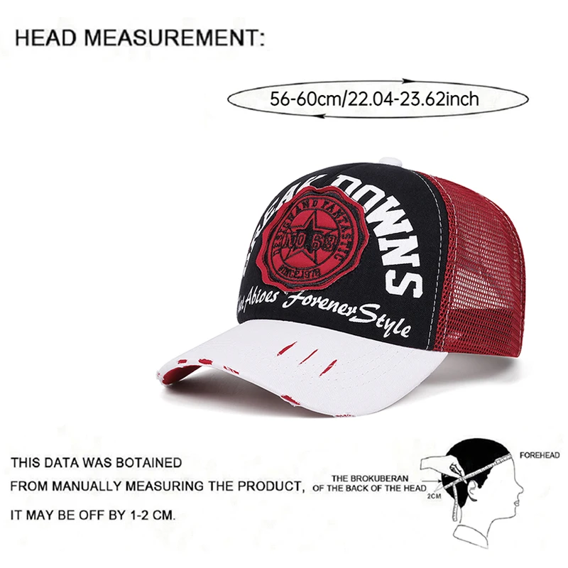 2025 الإبداعية الجديدة الخماسي NO68 قبعة بيسبول مطرزة في الهواء الطلق الترفيه اليومي الديكور الهيب هوب قبعة للجنسين ظلة صافي قبعة