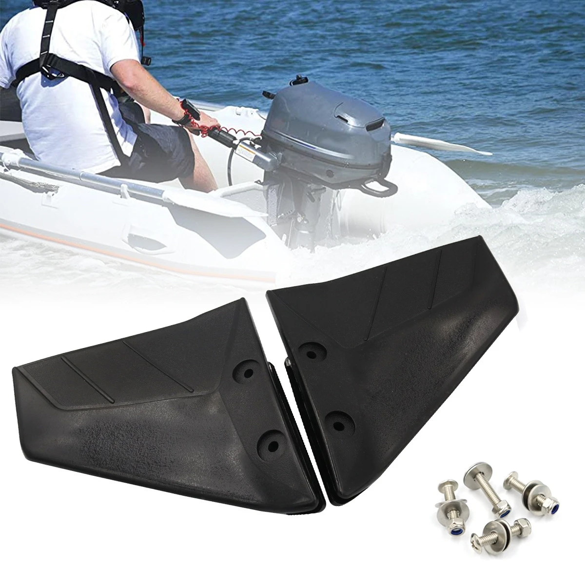 

Marine outboard machine ballast.Offshore machine ballast.Slip wing tail.Applies from 4 to 50hp ship accessories
