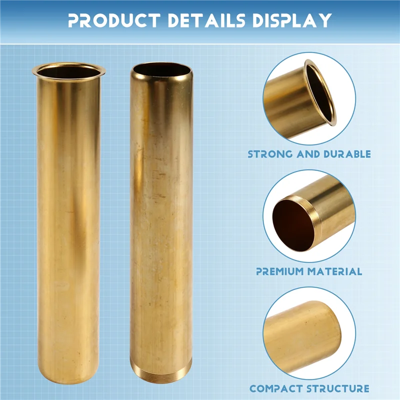 

MOPHE-For Freestanding Bathtub Tub Installation Kit Including White Pipe And Brass Pipes