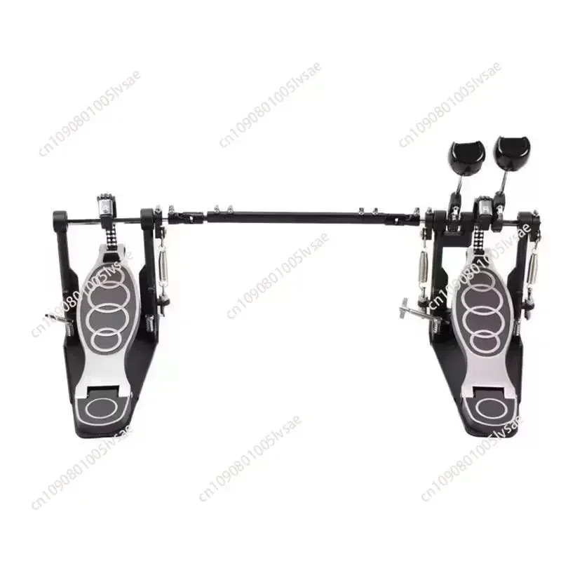 High Grade Double Bass Drum Pedal Thickened Zinc Aluminum Alloy Pedal Double Chain  Hammer, Double Pedal