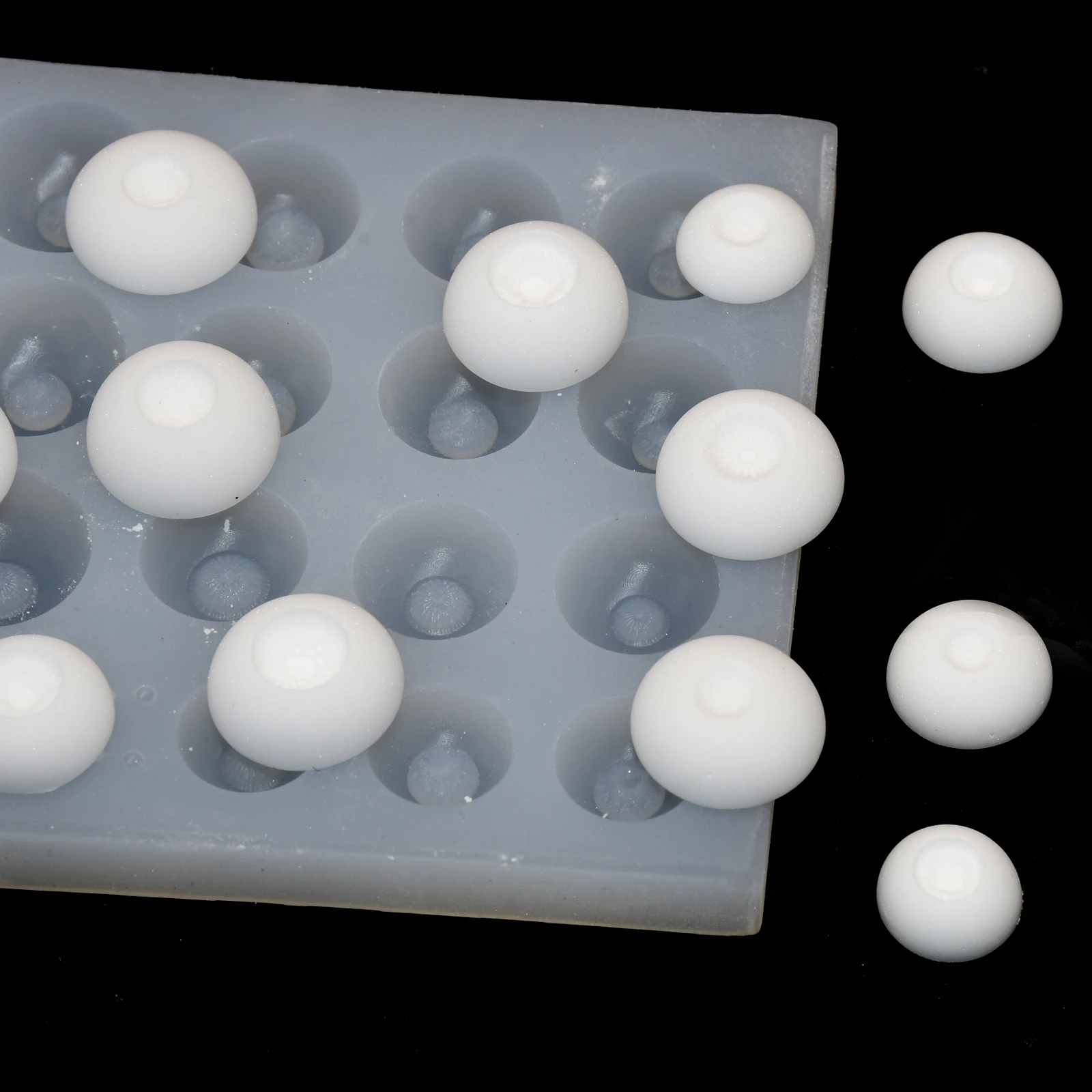 18/20-fach Silikon-Puppenaugenform, verschiedene Größen, BJD-Augenform für Harz-/UV-Modelliermasse, DIY-Puppenherstellungswerkzeuge – Detail 8