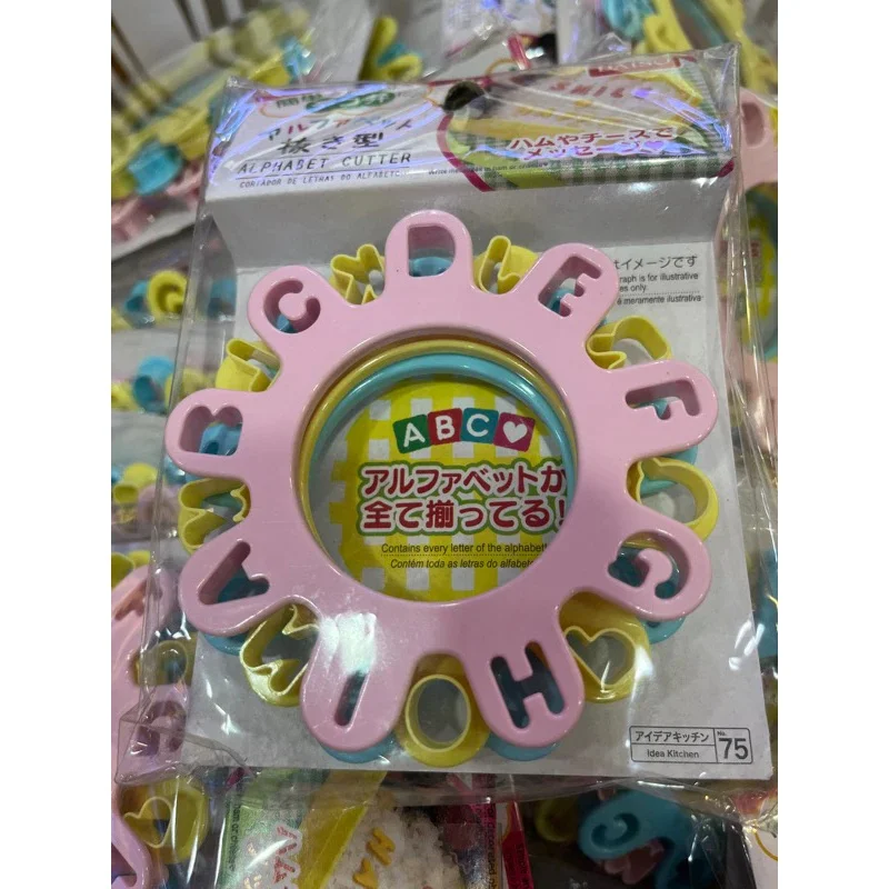 الإبداعية الأبجدية الرقمية رمز طوابع الخبز الإنجليزية كوكي قوالب المنقولة نوع الطباعة كعكة أدوات الخبز الكوكيز