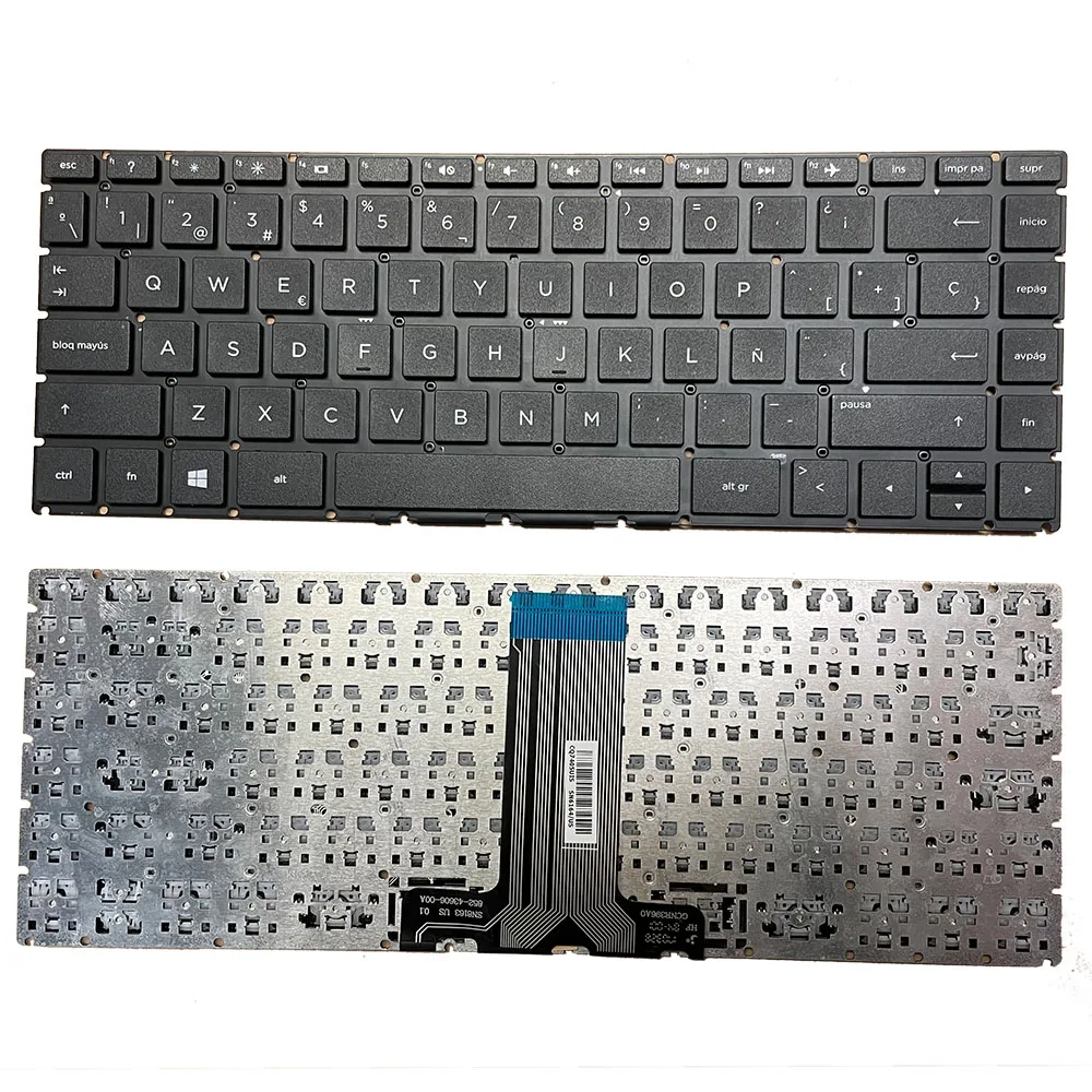 Spanish For HP X360 14-BA 14-BA013DX 14T-BA 14M-BA 14-BS 14-BS057CL 14-BW 14-bw006la 240 G6  245 G6 Laptop Keyboard