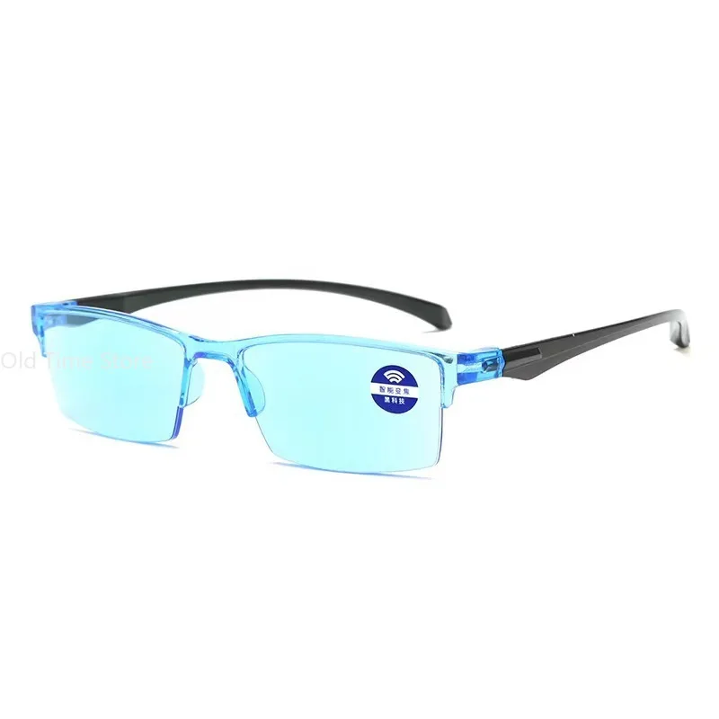 Gafas inteligentes con Zoom automático, gafas de lectura antiluz azul, gafas ópticas para hombres y mujeres, gafas para ordenador