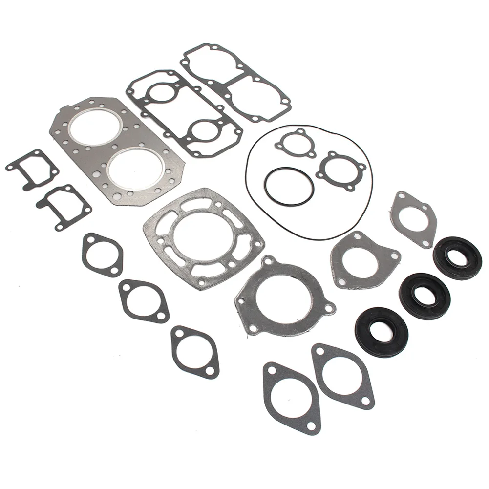 1Set Motorcycle Full Complete Engine Gasket Oil Seal & O-Ring Kit For Kawasaki 550 JS550 1982-1990