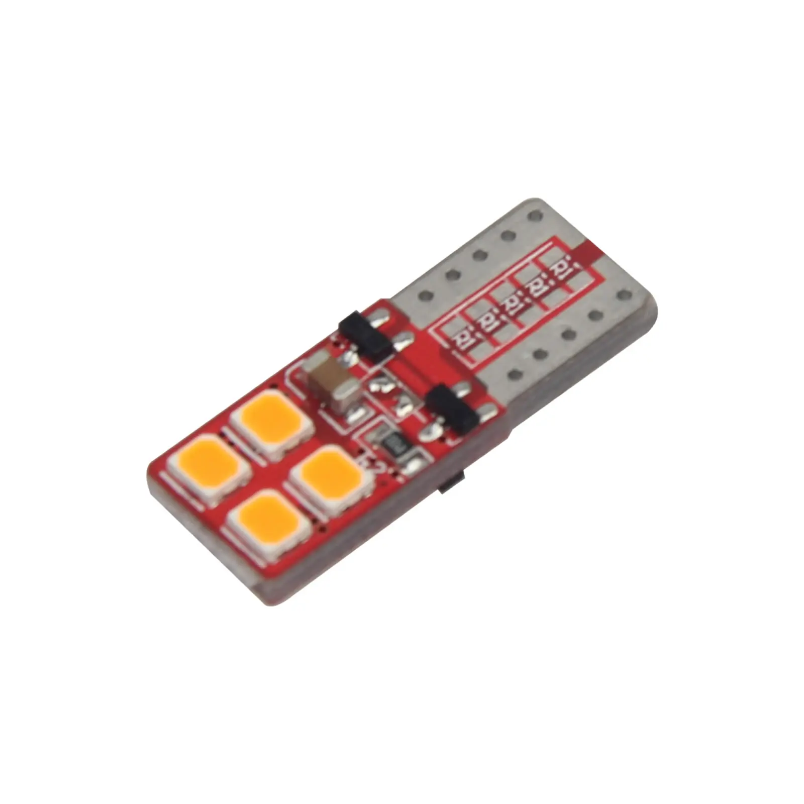 1x Yellow Auto T10 W5W Turn Signal Light Wedge Lamp Error Free 12V-24V 8 3030 SMD LED 280 285 447 Z2781