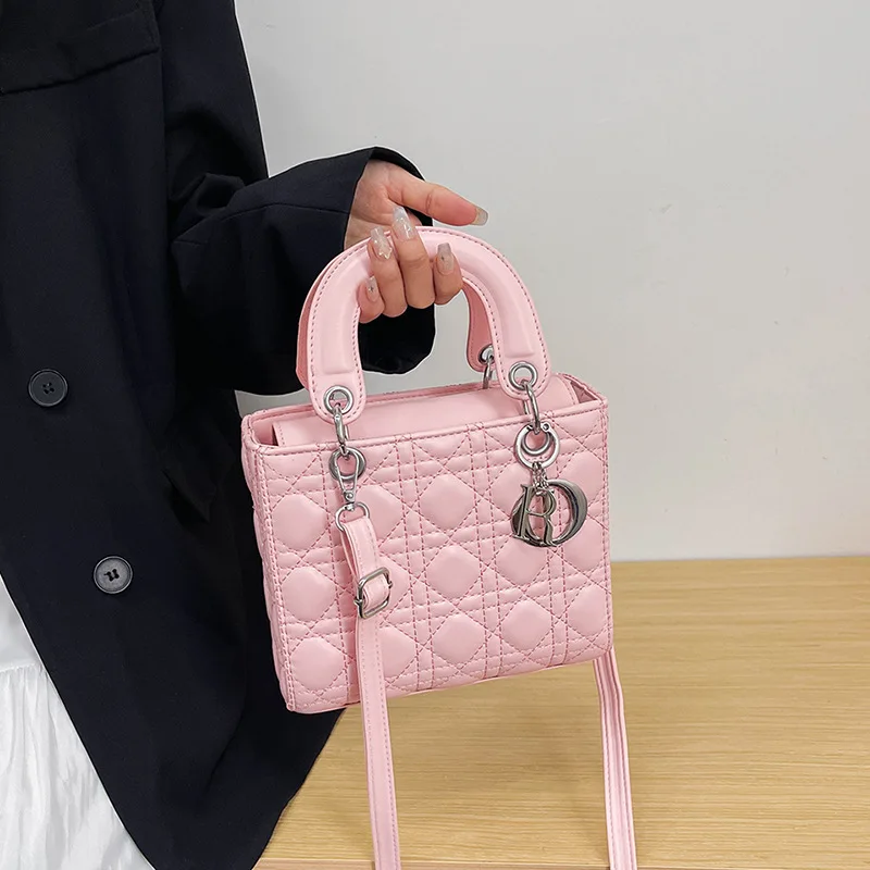 خريف/شتاء وصول جديد فاخر الحد الأدنى حقيبة مبطنة للنساء-أنيقة متعددة الاستخدامات للتحويل مقبض علوي الكتف حقيبة كروسبودي