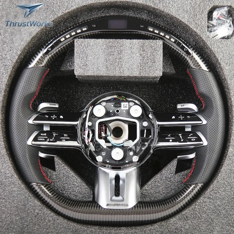 

ThrustWorks Factory Price Upgr Carbon Fiber Sports Steering Wheel SLC200 SLC260 SLC300 New