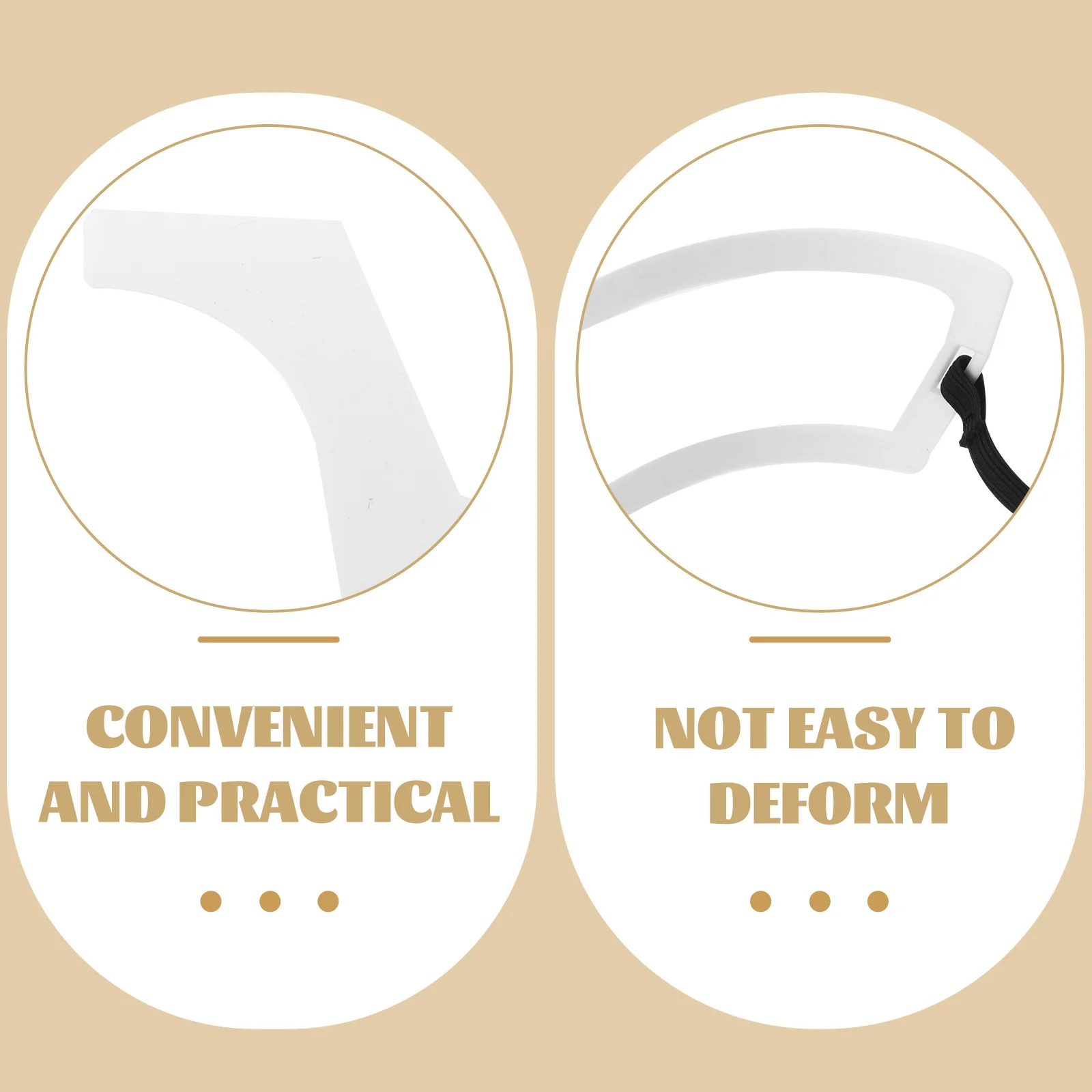 

1Set Beard Guide Shaping Tool Neckline Shaving Template Hairline Guide Shaping Tool Beard Trimming Accessories