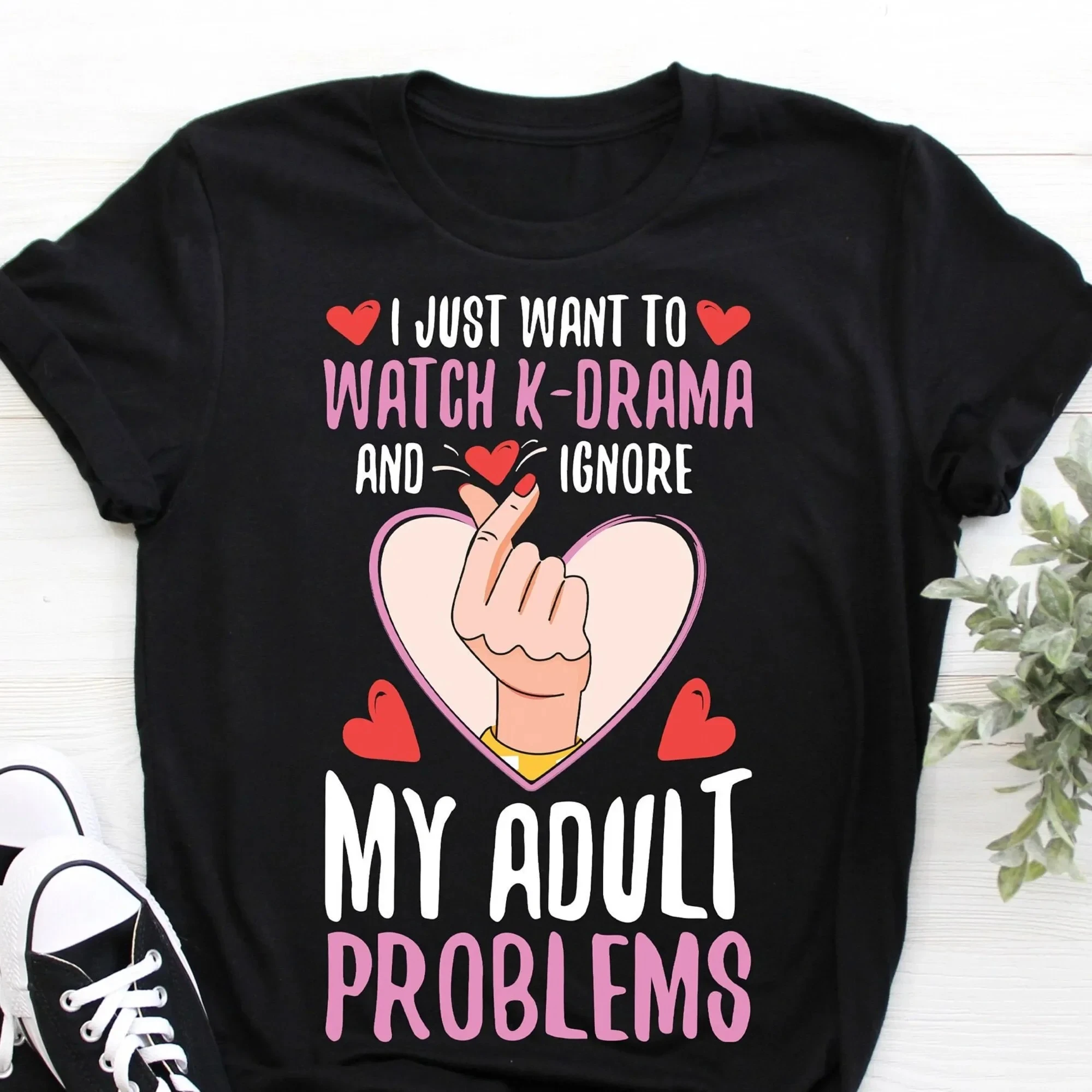 K drame Kdrama coréen émission de télévision Fans mignon drôle t-shirt Pop Kpop corée du sud amoureux femmes hommes fille petite-fille femmes vêtements