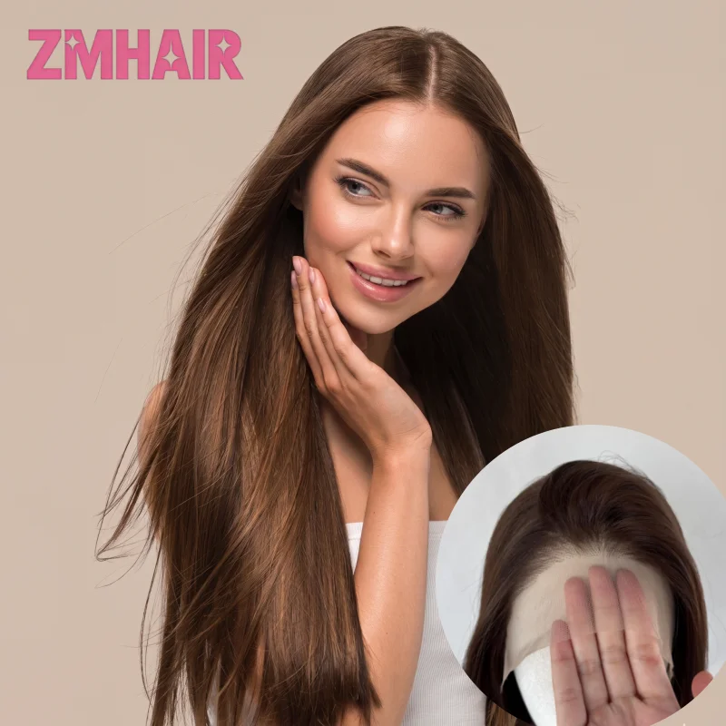 

#4 Chocolate Brown Body Wave Vietnamese Hair 180% Density 13x4 Lace Front Wig 100% Virgin Human Hair HD Lace Frontal Virgin Hai