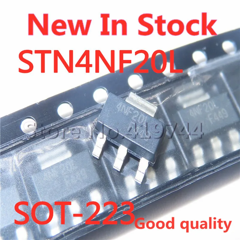 5PCS/LOT STN4NF20L 4NF20L SOT-223 integrated circuit In Stock NEW original IC