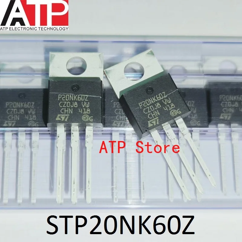 10PCS/LOT New Original STP20NK60Z P20NK60Z TO-220 Transistors MOSFET N-CH 500V 17A TO220AB