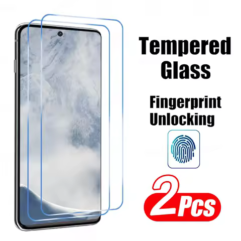 2PCS Full Screen Protector Fingerprint Unlock For Samsung Galaxy S24 Ultra Plus S20 S21 S23 FE S21 S22 S23 Plus