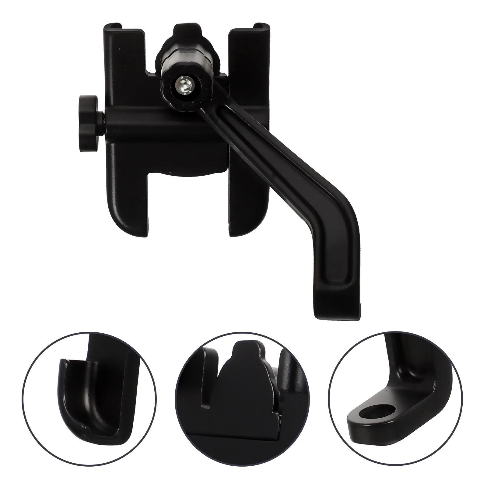 

1Pcs Aluminum Alloy Phone Holder Multifunction Adjustable Mobile Phone Stand for Bicycle Motorcycle Rearview Mirror 6-10Cm Width