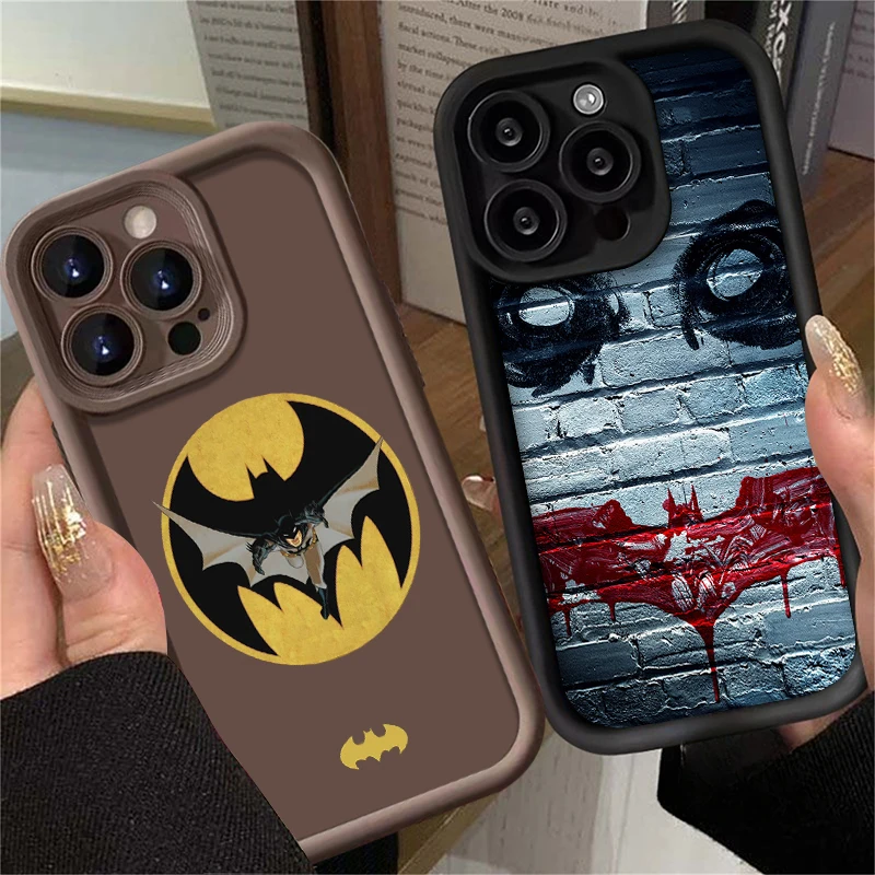 Luxury Marvel Batman Phone Case For Xiaomi Redmi Note 13 12 11 Pro Plus 12S 11S 10S 10 9 9S 8 12C 13C Soft Liquid Silicone Cover