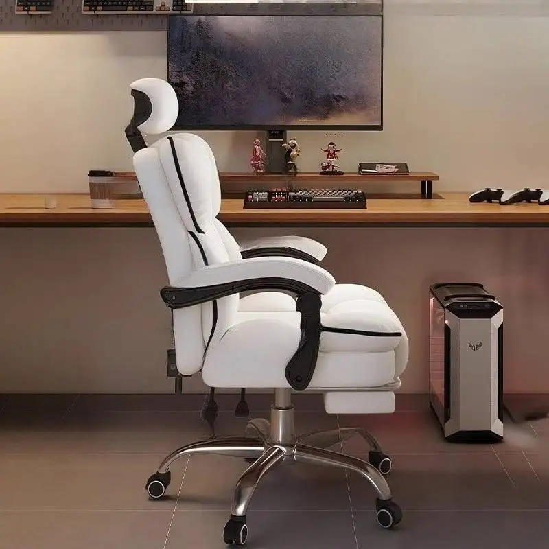 

Brown Vintage Office Chairs Designer Upgrade Gaming Leather Office Chairs Oversized Cheap Sillas De Escritorio Furniture
