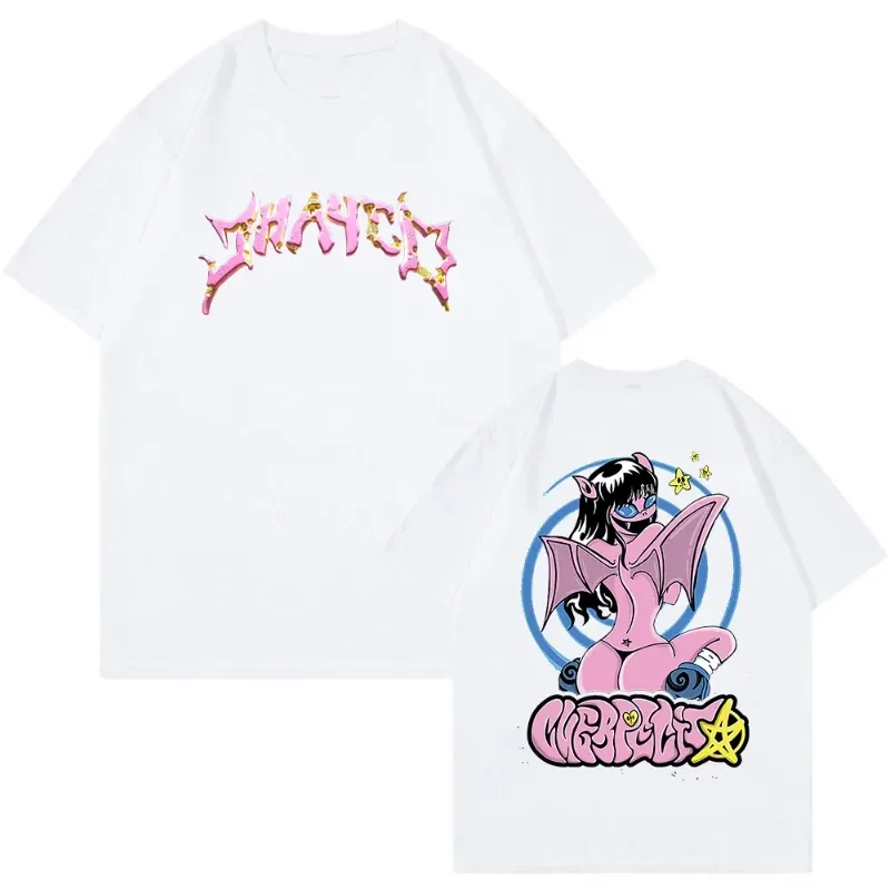 

2025 New Men's T Shirts Jhayco Cuerpecito Tour T-shirt Fashion Crewneck Short Sleeve Streetwear Men Women 2024 Hip Hop Clothes