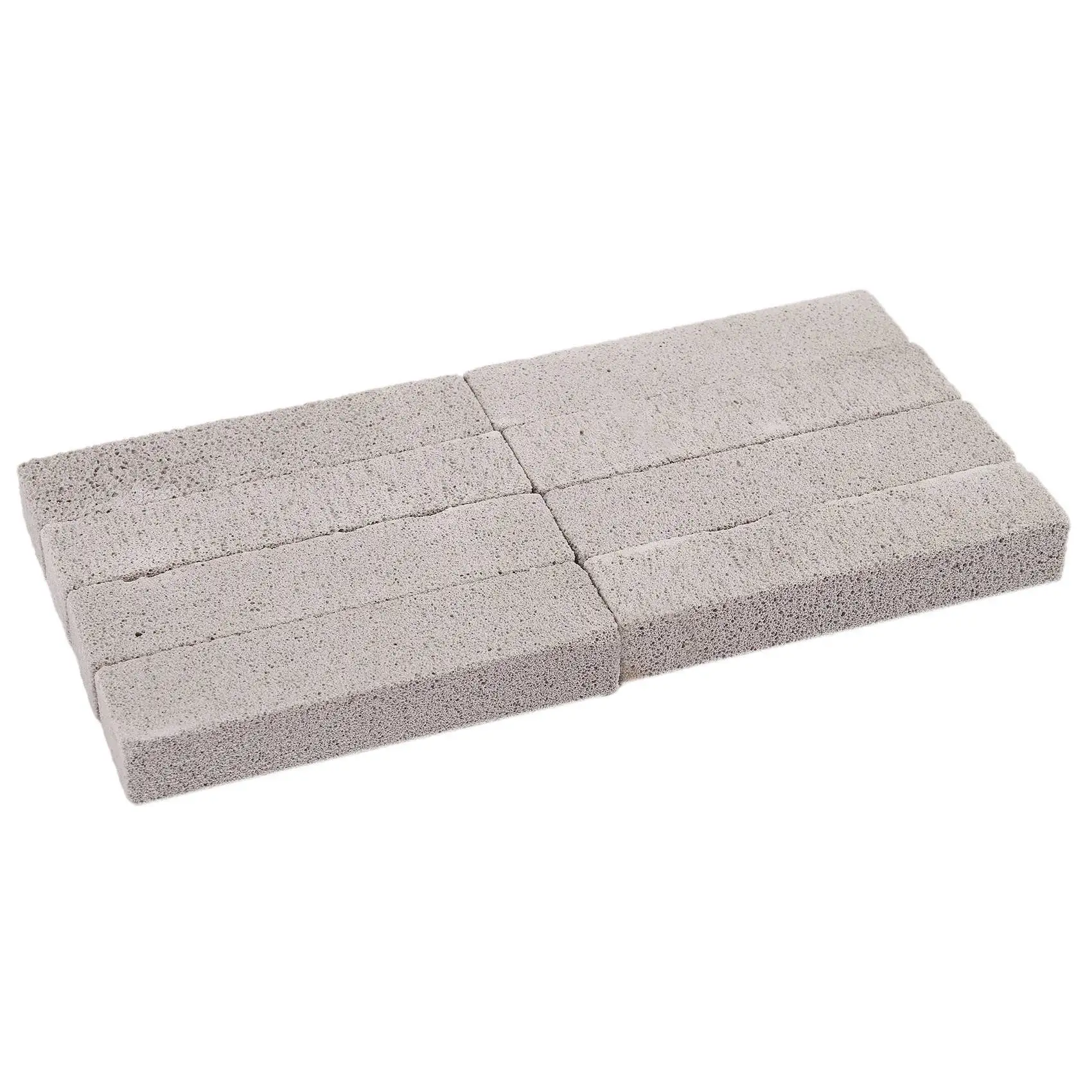A01F-16 Pieces Pumice Stones For Cleaning Pumice Scouring Pad Grey Pumice Stick Cleaner For Removing Toilet Bowl Ring Bath