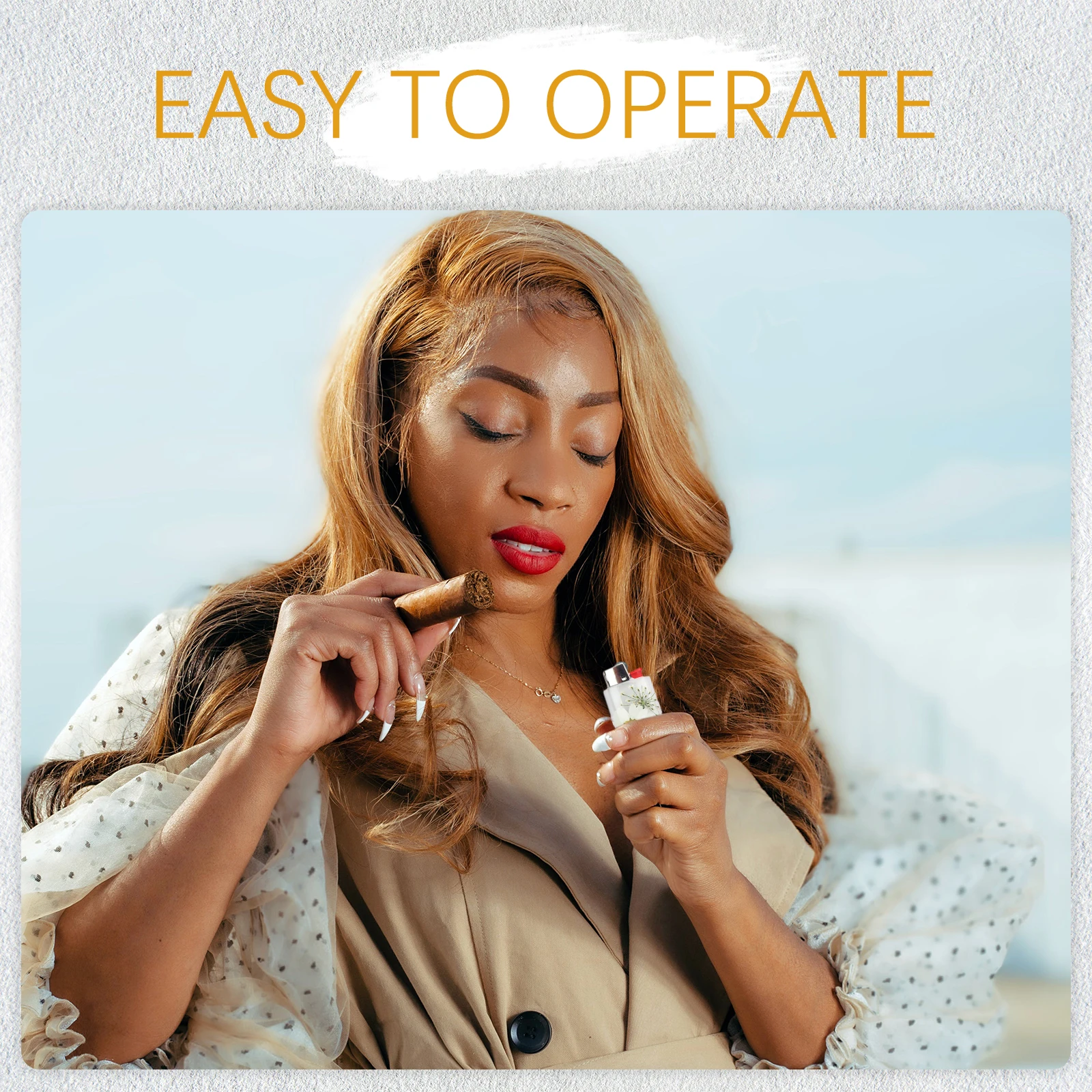 

Silicone Mold for DIY Crafts Lighter Cover Flexible Non Stick Epoxy Resin Casting Tool Jewelry Parts Accessories Easy Demold