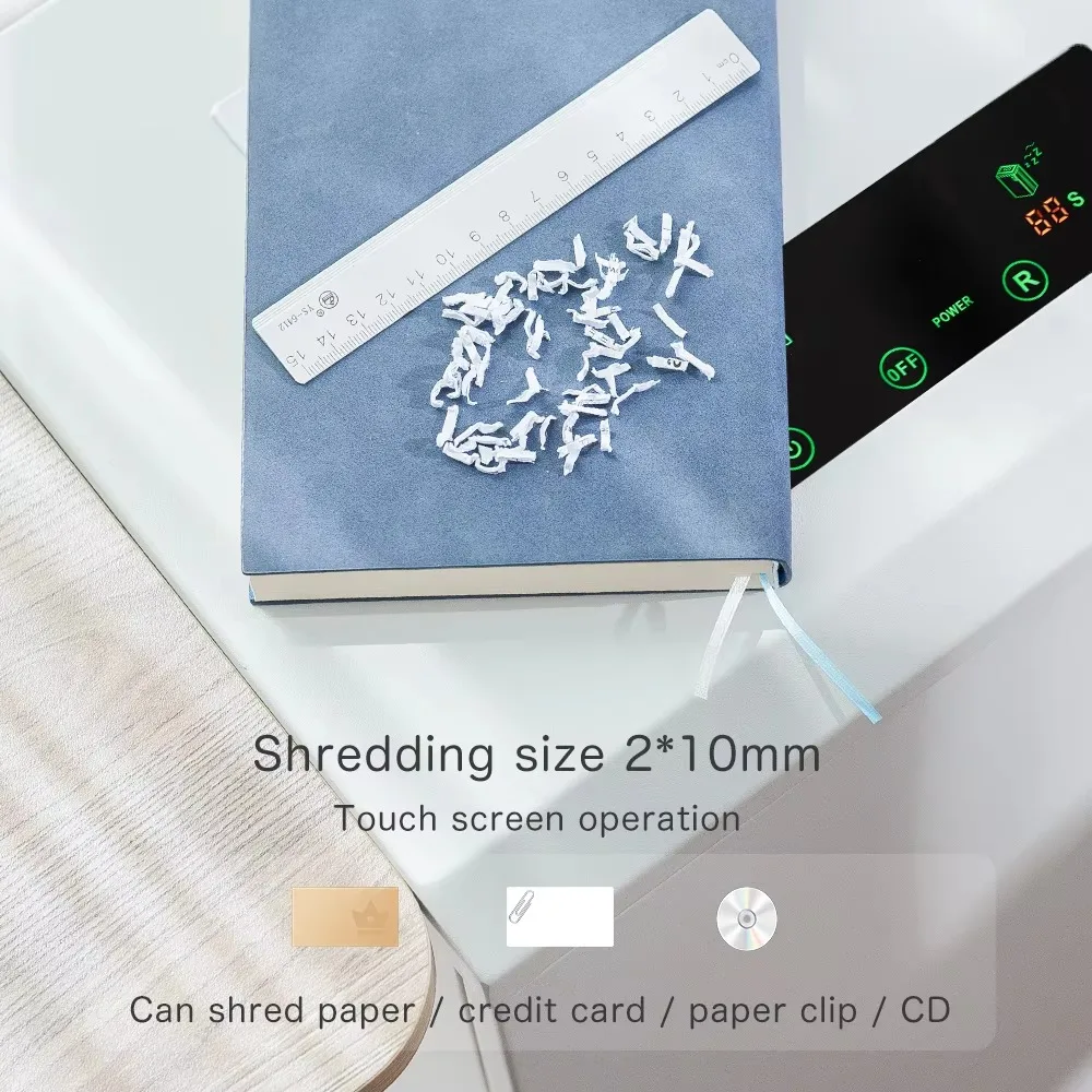 

Commercial P5 Micro Cut 45L Capacity 12 Sheet A4 Uninterrupted Industrial Shredder