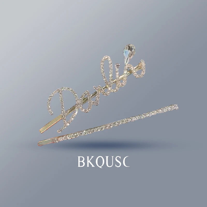 New Pearl Rhinestone Hairpins Women Elegant Metal Hair Clip Hair Accessories Girl\'s Fashion Butterfly Women\'s Barrettes Hairpin