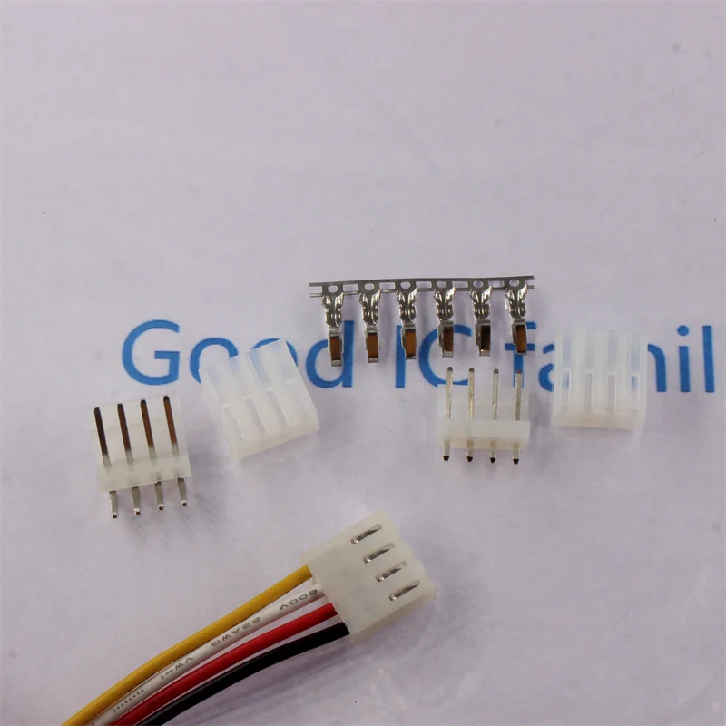 Ch3.96 Connector 3.96mm Spacing Plug Housing / Straight Needle / Curved Needle Base / Terminal 2P 3P 4P 5P 6P 7P-10P