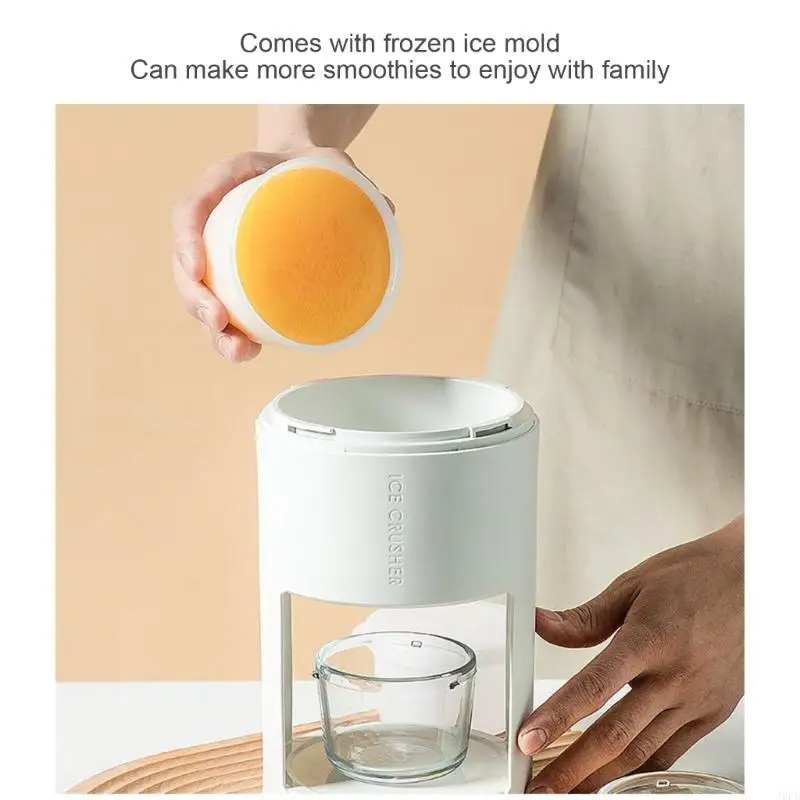 J6PE剃毛アイスマシンポータブルアイスクラッシャー剃毛アイスマシンキッチンアクセサリー