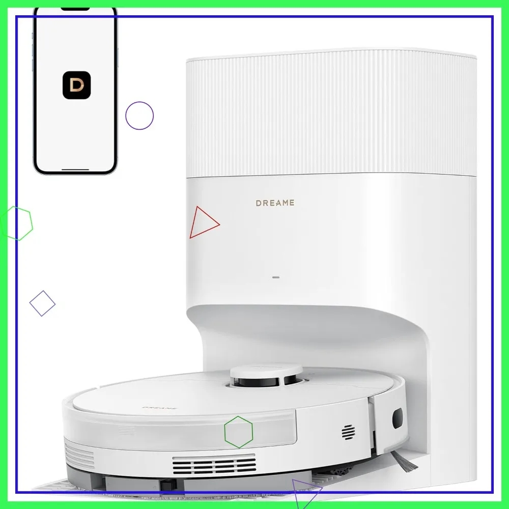 

13,000Pa Robot Vacuum and Mop with Self-Emptying, LDS Mapping, App Control for Hard Floors & Carpets