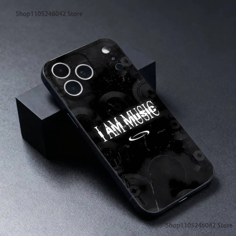حافظة هاتف I AM MUSIC P-Playboi Carti مقاومة للاهتراء لهاتف iPhone 17,16,15,14,13,12,Pro,XS,Max,XR,Plus,E,SE4,غطاء ناعم أسود صغير #6