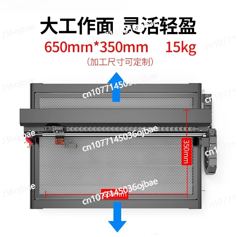 

Portable CO2 Laser Cutter GOIOK P1 Fabric, Clear Acrylic, Wood Board PVC Engraving, Leather