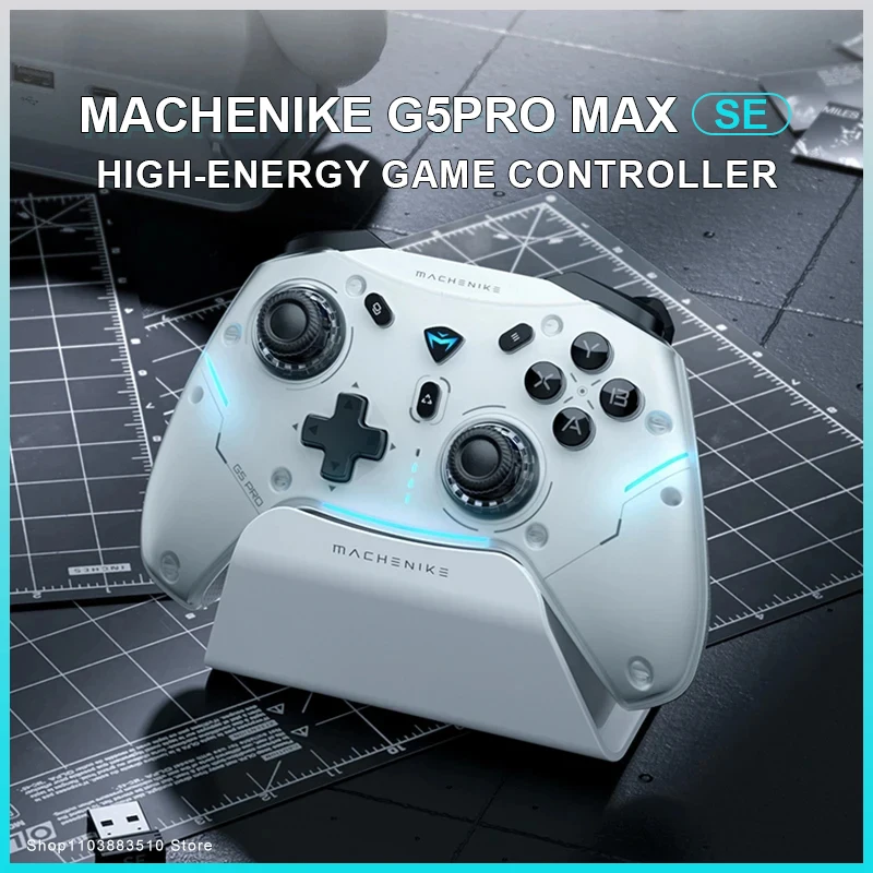 G5 Pro MAX SE Machenike Gamepad Controller Tri-Mode FPS Wireless Gamepad Elite Hall Trigger Joystick for Switch PC Steam