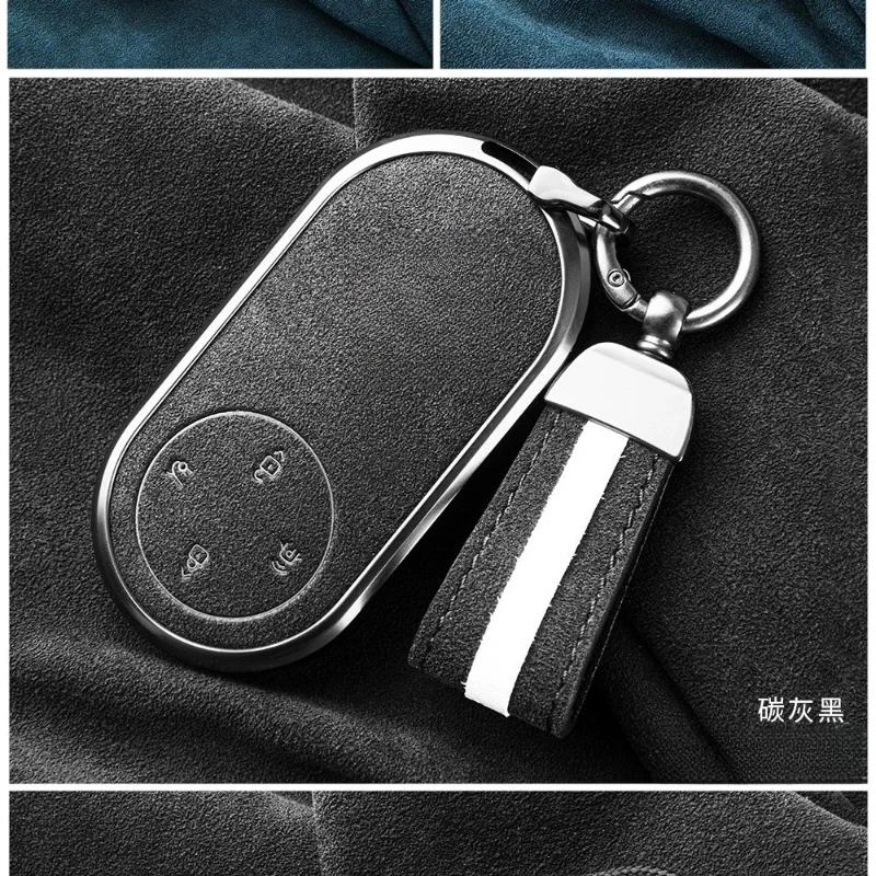 For Stelato S9t S9 Key Set Card High-end Suede Car Key All Inclusive Protective Shell Buckle 26 Models