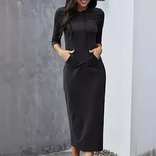 

Sexy Spicy Girl High Elastic Pure Color Women's Skirt Spring Summer New Arrival Cross-Border Knitted A-Line Dr